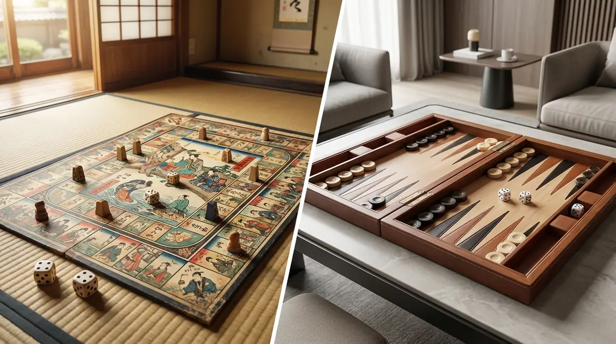 【結論】バックギャモンと双六の違いは「ルール・戦略性・普及度」の3点