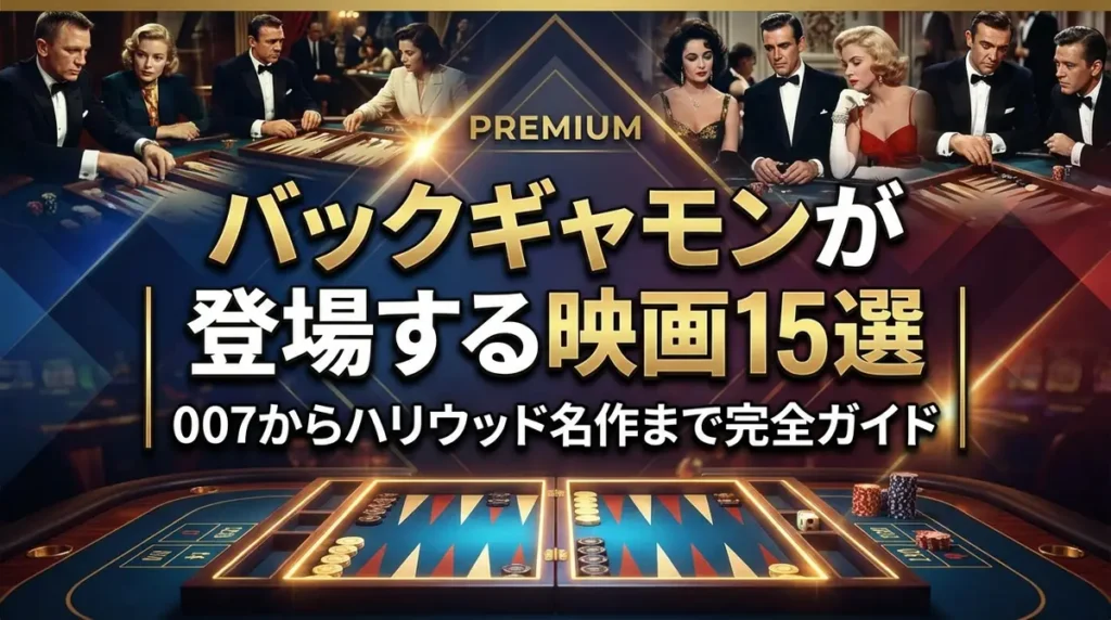 バックギャモンが登場する映画15選｜007からハリウッド名作まで完全ガイド