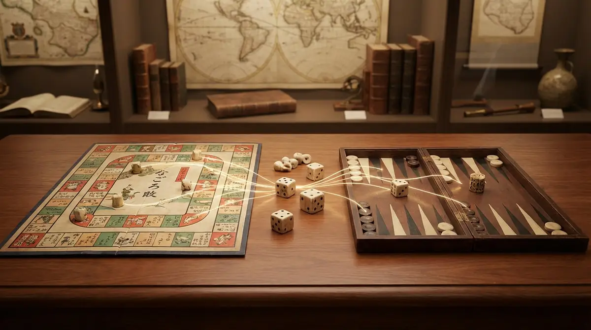 バックギャモンと双六の意外な共通点【歴史的つながり】