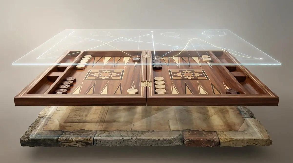 初心者でも実感できるバックギャモンの奥深さ「3層構造」