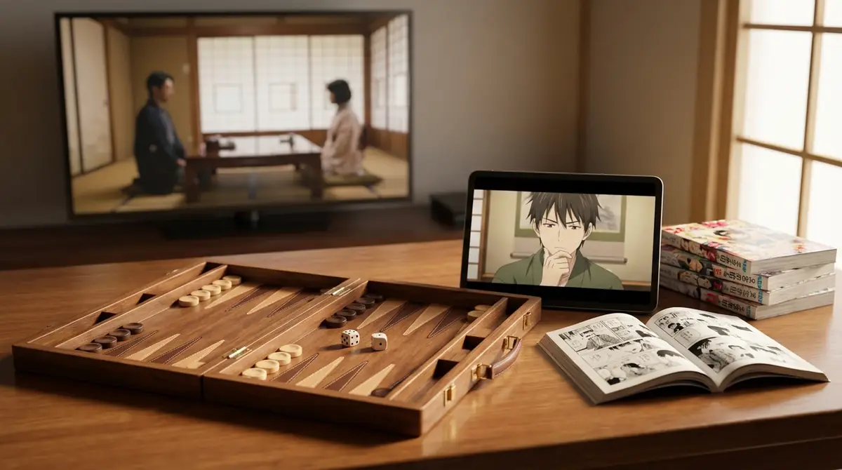バックギャモンが登場する日本のドラマ・アニメ・漫画