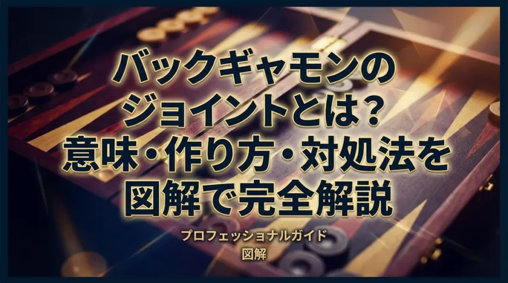 バックギャモンのジョイントとは？意味・作り方・対処法を図解で完全解説