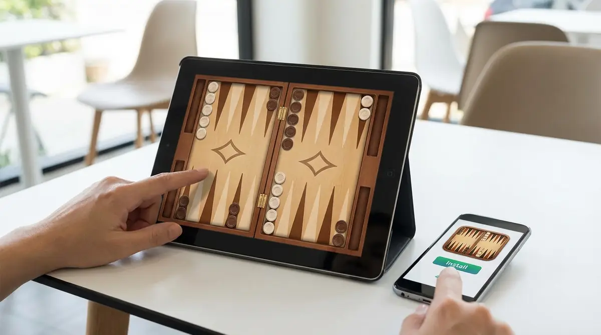 バックギャモンアプリの始め方｜インストールから初対戦まで
