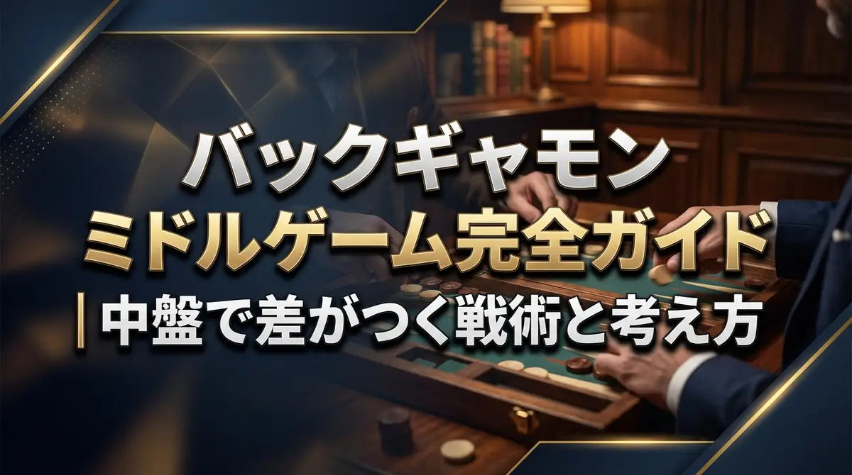 バックギャモン ミドルゲーム完全ガイド｜中盤で差がつく戦術と考え方