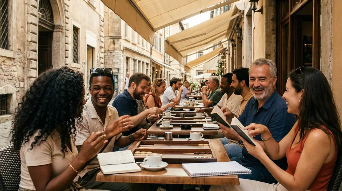 海外バックギャモンカフェで使える現地フレーズ集