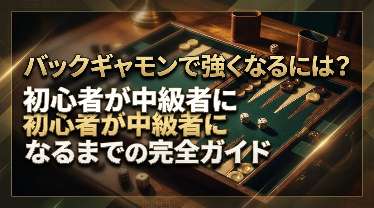 バックギャモンで強くなるには？初心者が中級者になるまでの完全ガイド
