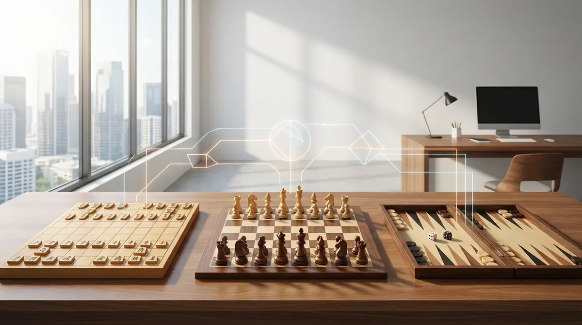 将棋・チェスとの違い｜バックギャモンで鍛えられる論理的思考の特徴