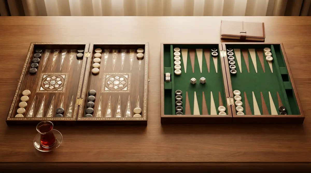 トルコ式タヴラと西洋式バックギャモンのルールの違い