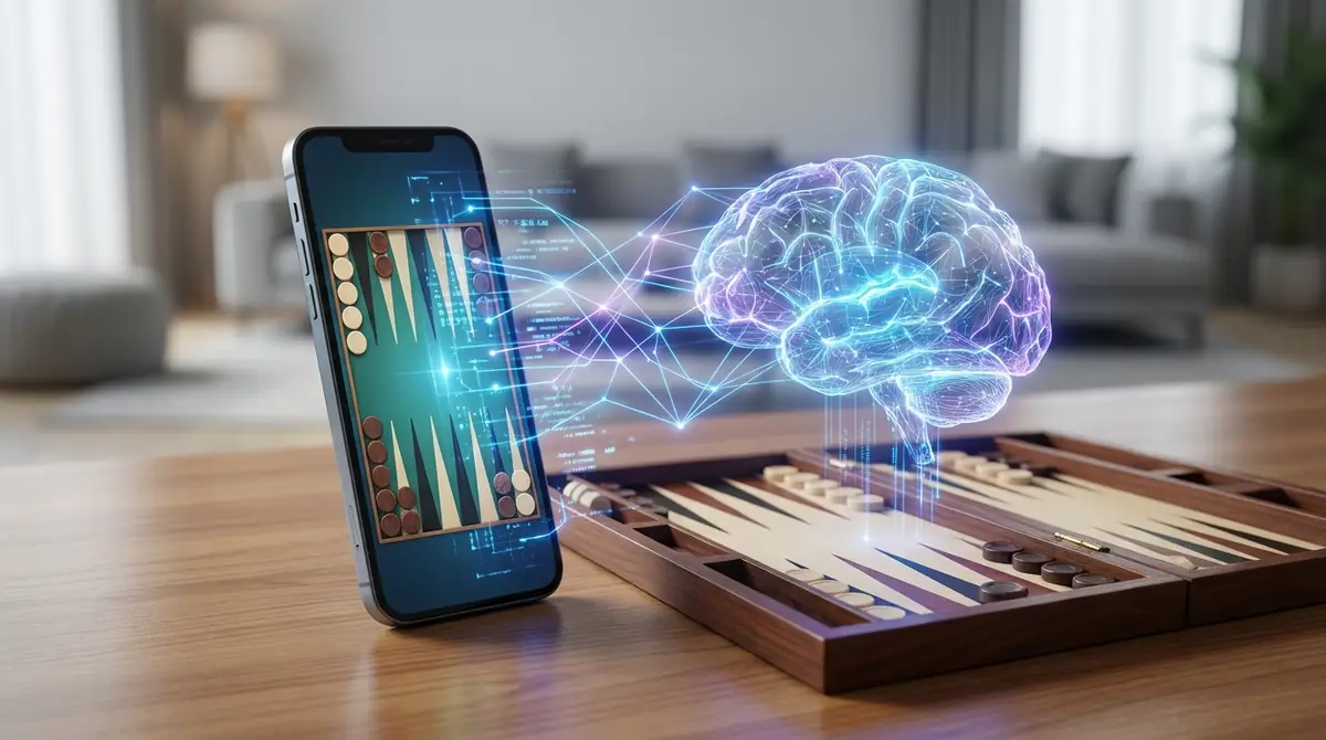 スマホアプリでバックギャモンAIと対戦する方法