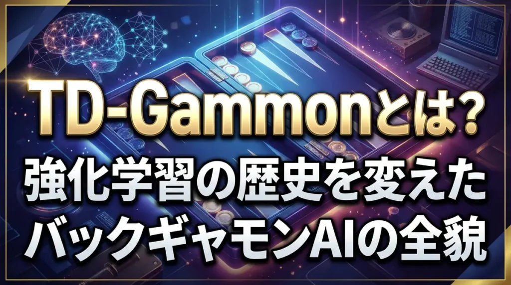 TD-Gammonとは？強化学習の歴史を変えたバックギャモンAIの全貌