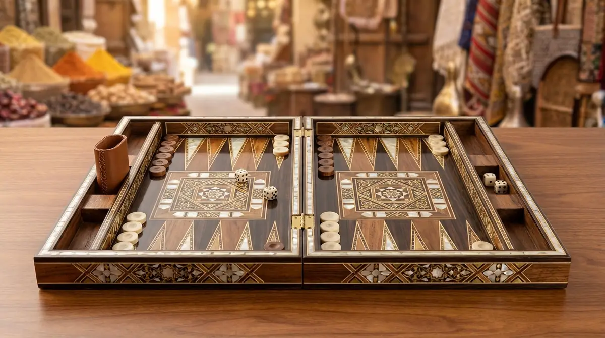 中東製バックギャモンセットの魅力と購入ガイド