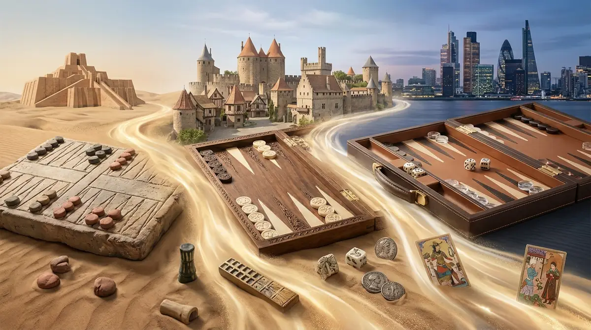 バックギャモン5000年の歴史年表