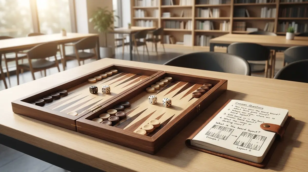 バックギャモンのボード配置に関するよくある質問