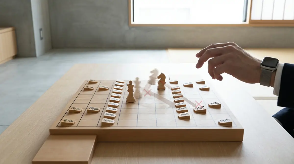 初心者がやりがちな駒の動かし方の間違い3選