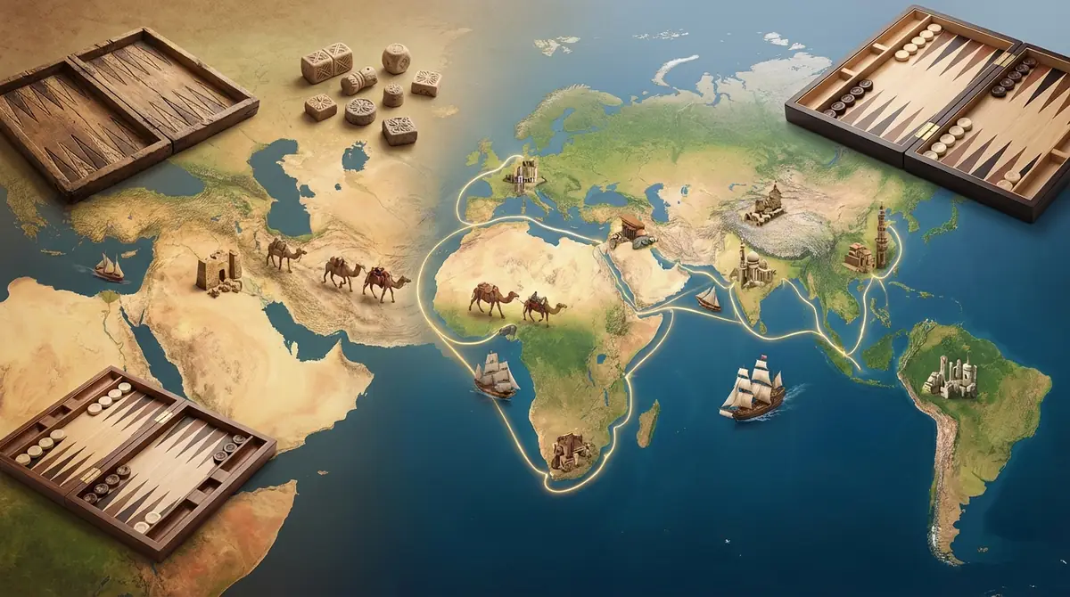 バックギャモンが世界に広まった歴史｜5000年の伝播ルート