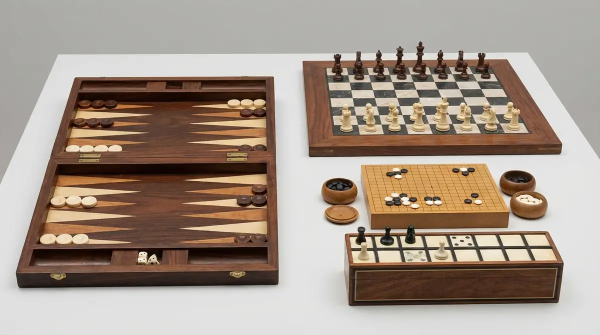 バックギャモンと他の古代ゲームを比較