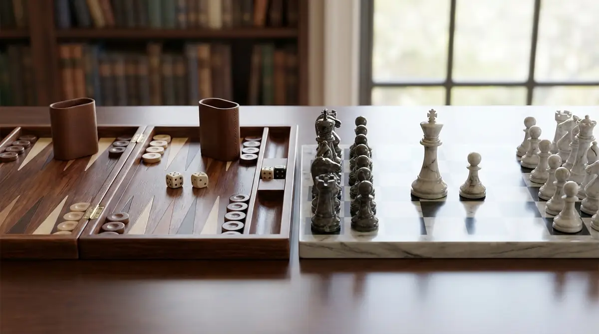 バックギャモンとチェスの違いを一言で解説【結論】
