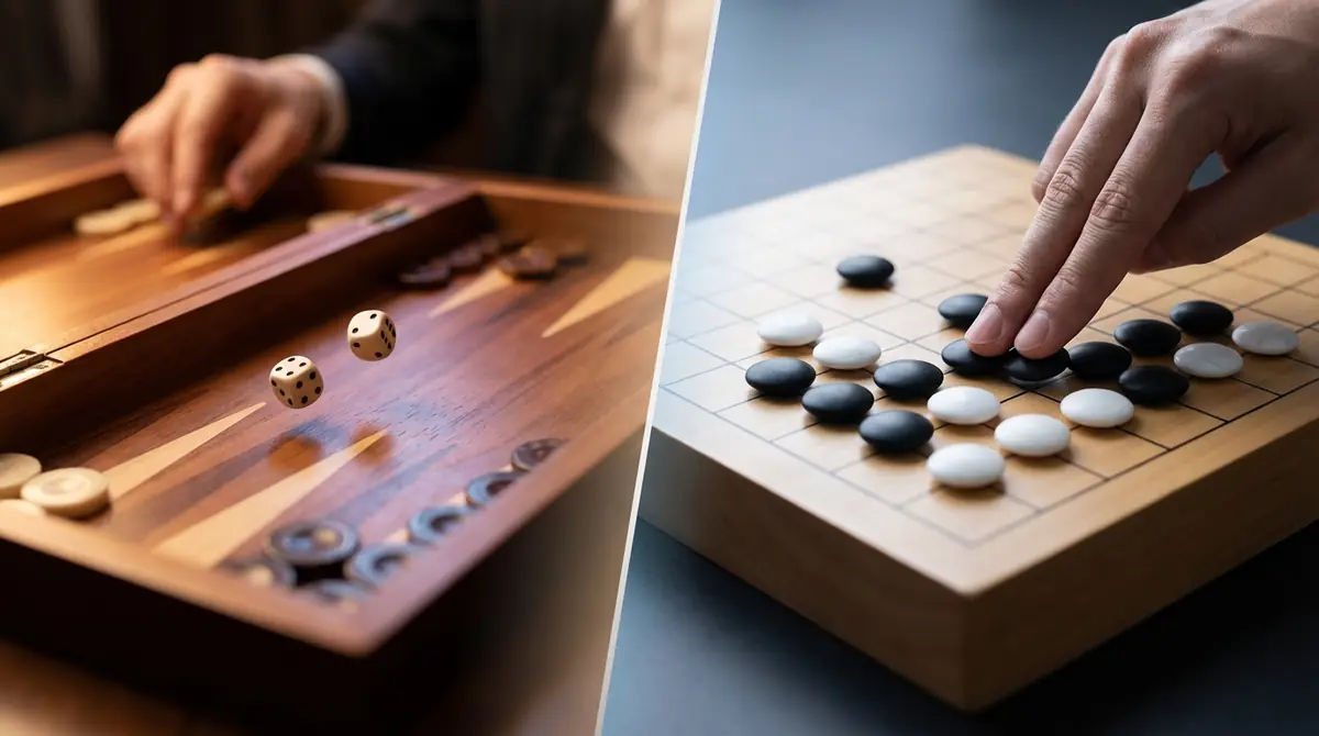 【結論】バックギャモンと囲碁の最大の違いは「運要素の有無」