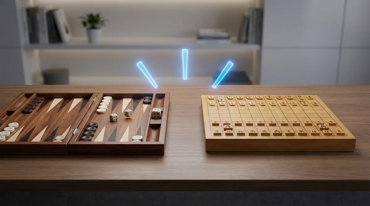 【結論】バックギャモンと将棋の決定的な違いは3つ