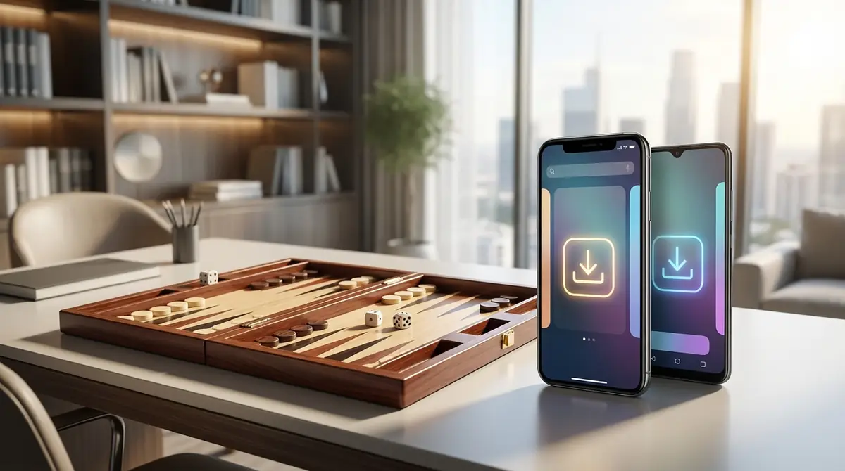 Backgammon NJのダウンロード方法【iPhone/Android対応】
