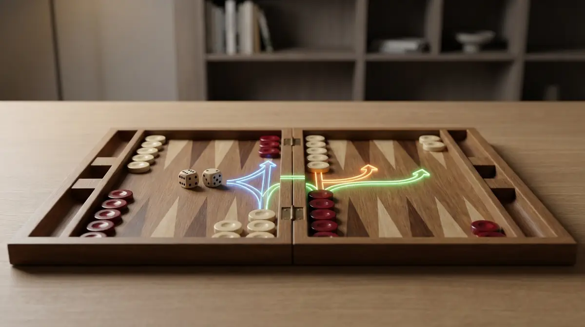 バックギャモン65定石の全選択肢|3つのムーブと特徴を解説