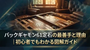 バックギャモン61定石の最善手と理由｜初心者でもわかる図解ガイド