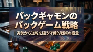 バックギャモンのバックゲーム戦略｜劣勢から逆転を狙う守備的戦術の極意
