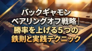バックギャモン ベアリングオフ戦略｜勝率を上げる5つの鉄則と実践テクニック