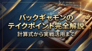 バックギャモンのテイクポイント完全解説｜計算式から実戦活用まで