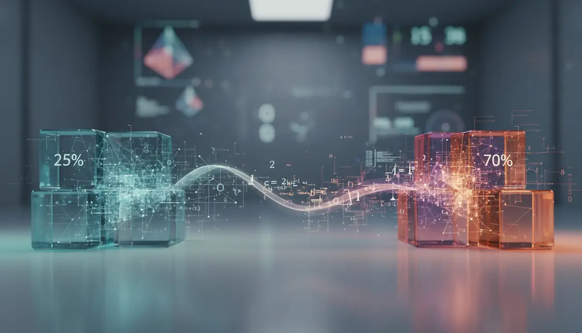 キューブ判断の数学的根拠｜25%と70%の計算ロジック