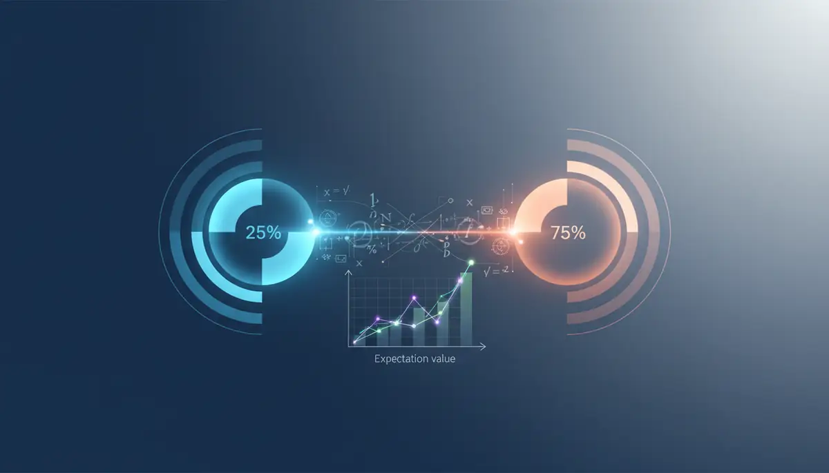 なぜ25%と75%なのか？期待値計算で理解するダブリング理論